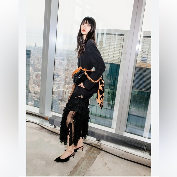 Ulla Johnson Ellery belted cotton, linen and silk-blend blazer Black size 4 - Picture 12 of 12